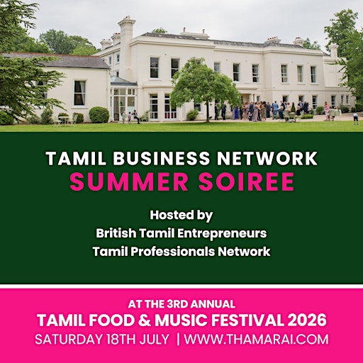 Tamil Business Network Summer Soiree 2026